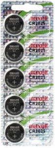 Batterie maxell al Litio CR2025