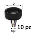 CORONA IMPERMABILE IN ACCIAIO COLORE NERA IPG Tubo 0,90 cf. 10 pz